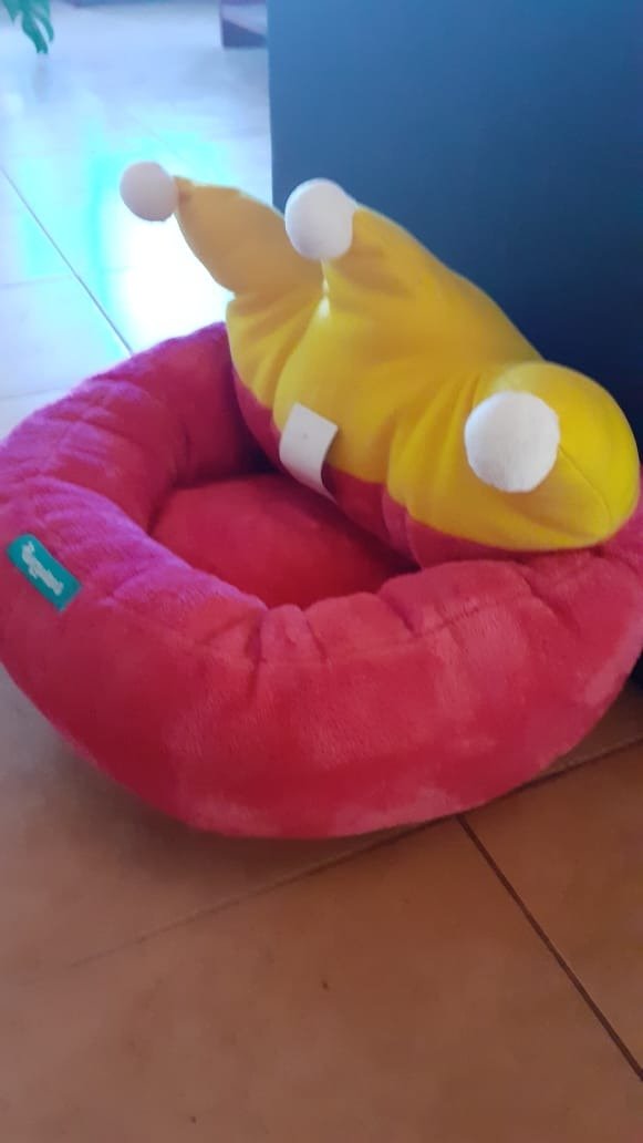 Camita para Perro de Fácil Lavado con Diseño de Corona