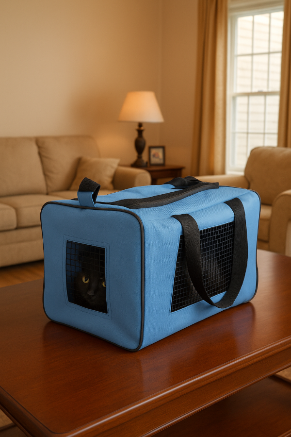 Bolso Transportador de Mascotas. Para Perro de hasta 6kgs y Gatos de hasta 10Kgs