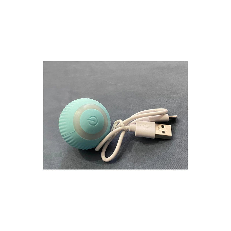 Juguete Gato Bola Interactivo Inteligente Recargable Automat Azul